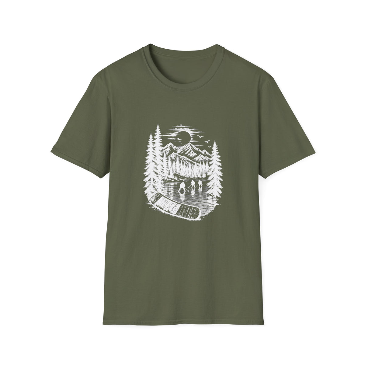 Stick Outdoors Pond Hockey T-Shirt