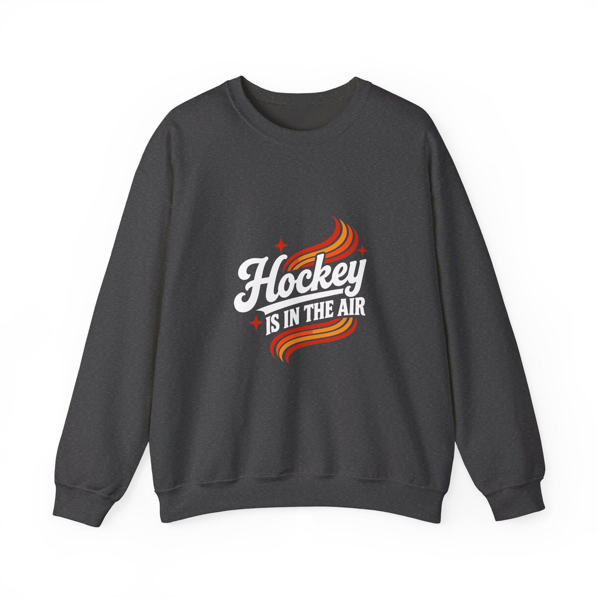 Hockey Is In The Air Retro Hockey Sweatshirt