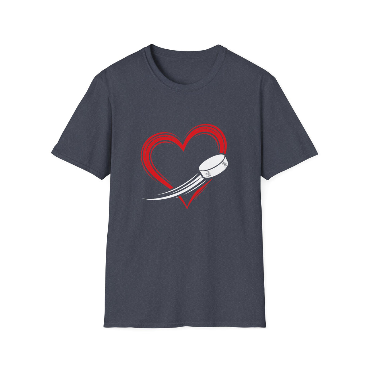 Heart Puck Hockey T-Shirt