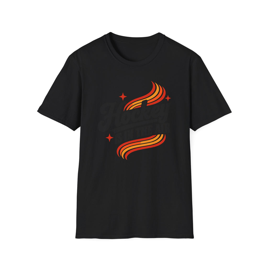 Hockey Is In The Air Retro Hockey T-Shirt