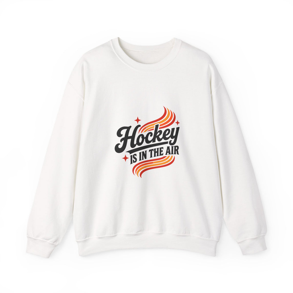 Hockey Is In The Air Retro Hockey Sweatshirt