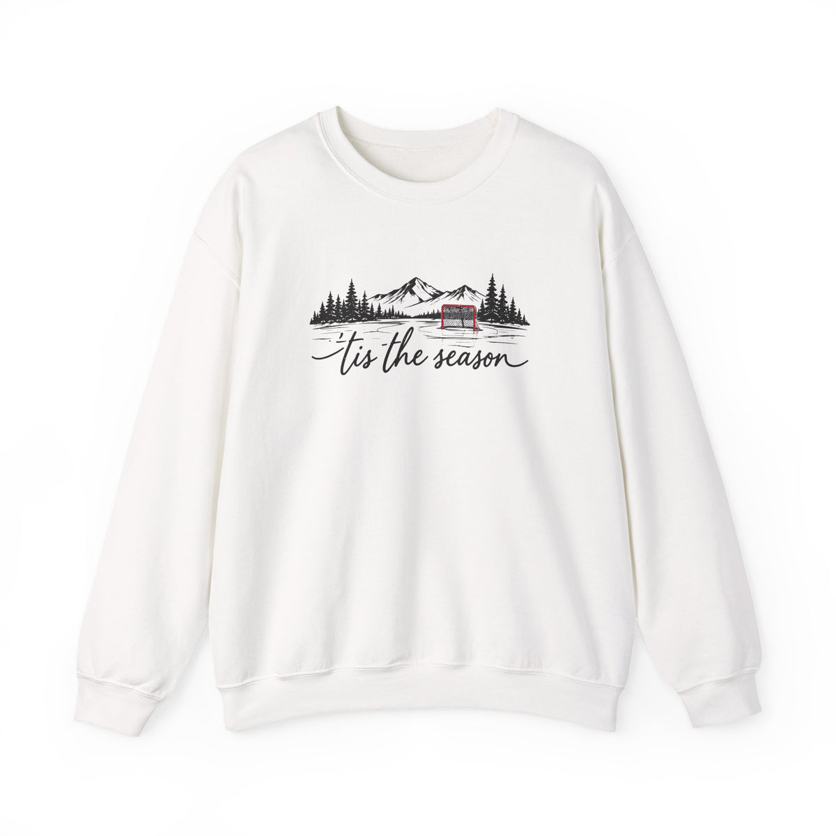 ’Tis the Season Pond Hockey Crewneck Sweatshirt