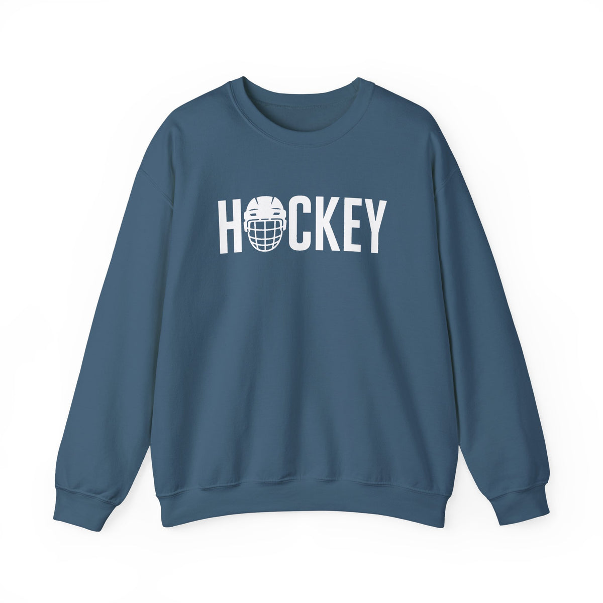 Hockey Helmet Crewneck Sweatshirt