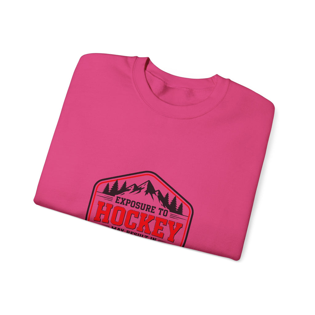 Hockey Happiness Crewneck Sweatshirt for Men