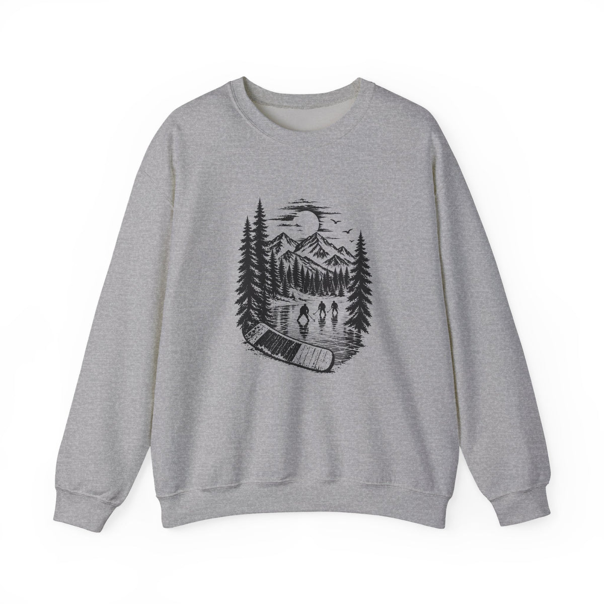 Stick Outdoors Pond Hockey Crewneck Sweatshirt