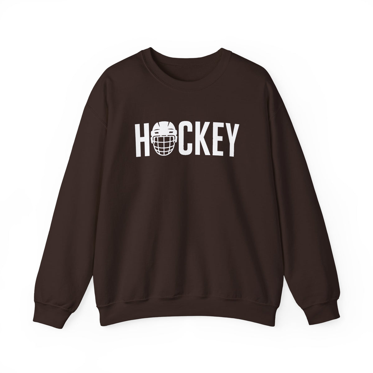 Hockey Helmet Crewneck Sweatshirt