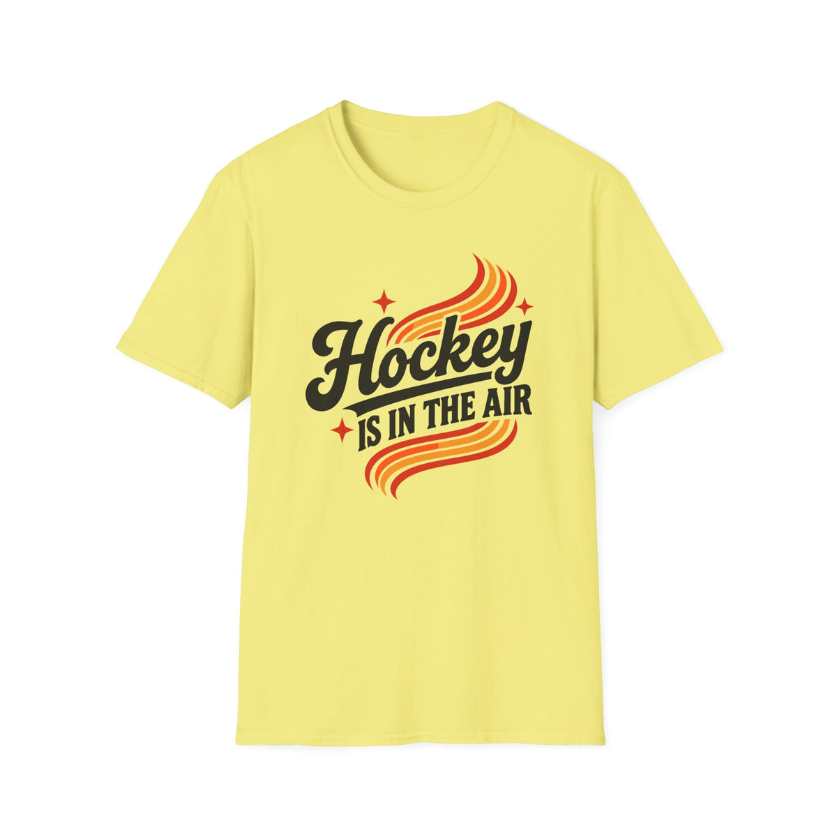 Hockey Is In The Air Retro Hockey T-Shirt