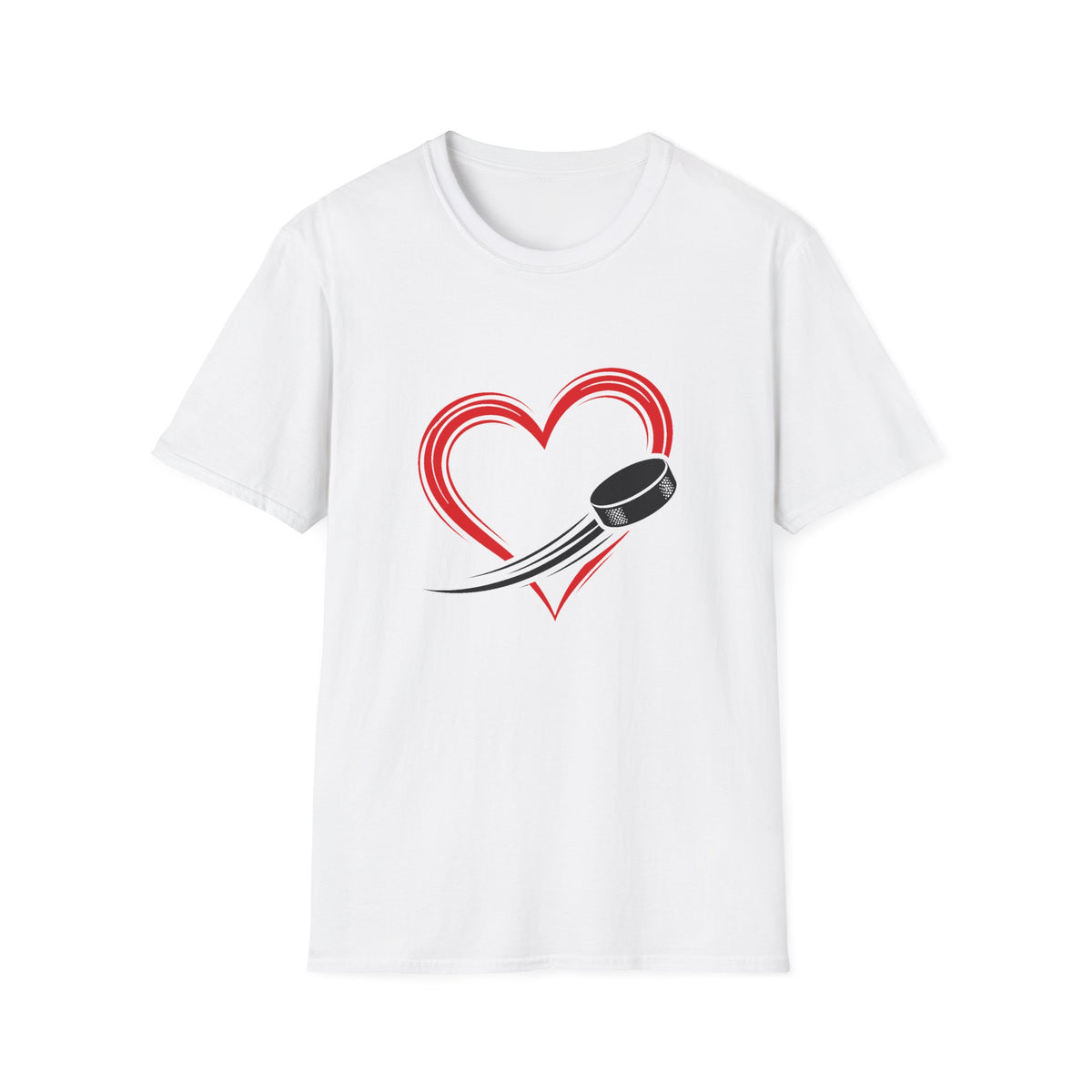 Heart Puck Hockey T-Shirt