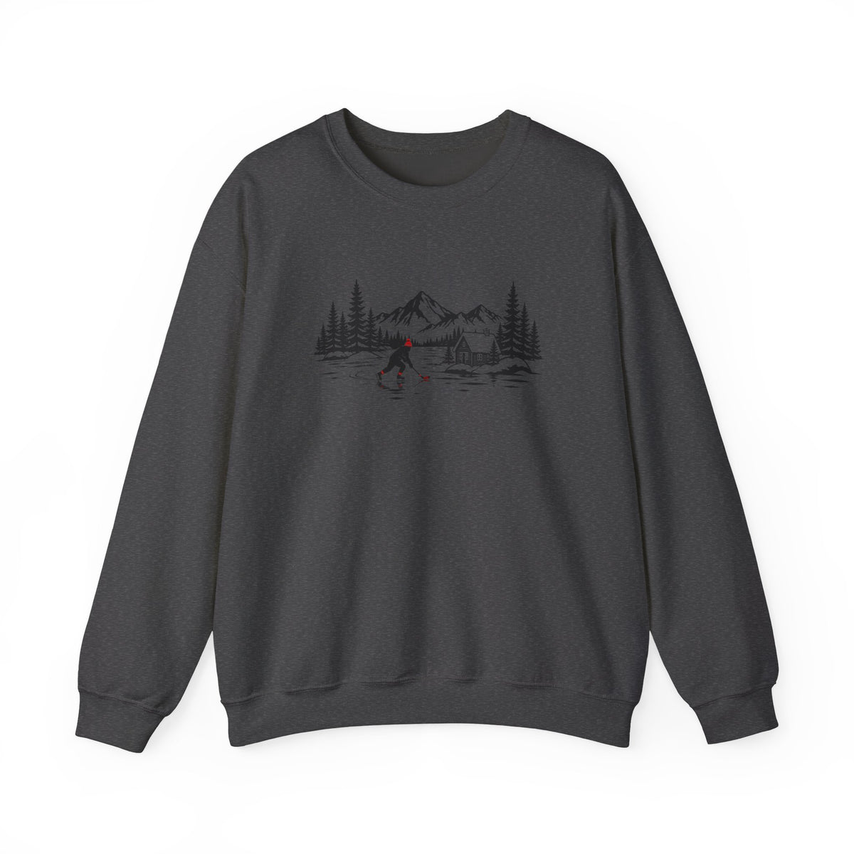Pond Hockey Red Hat Sweatshirt