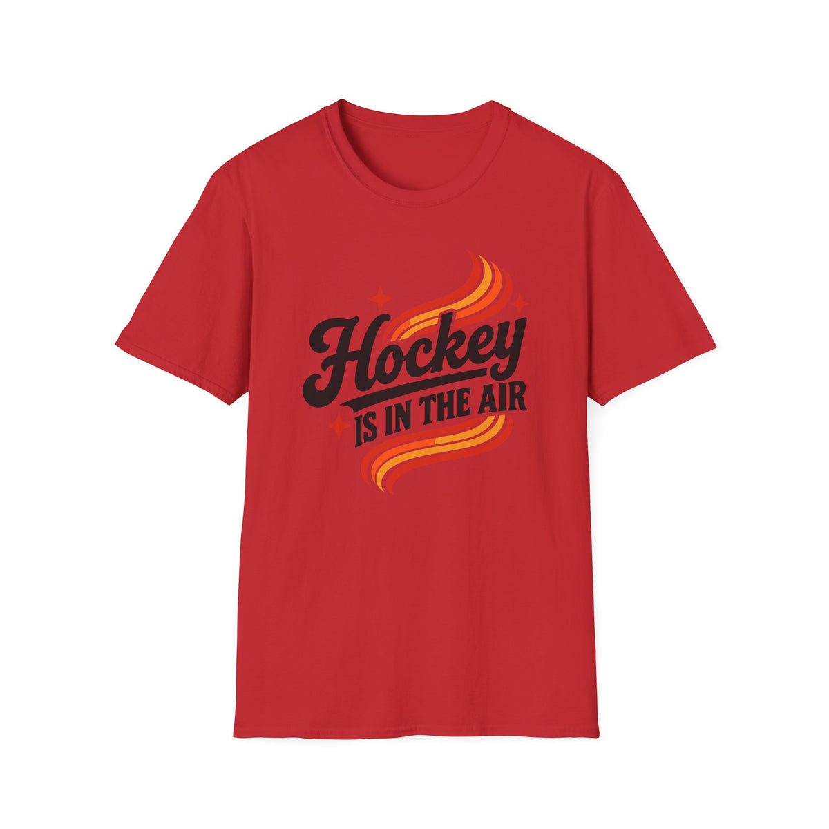 Hockey Is In The Air Retro Hockey T-Shirt