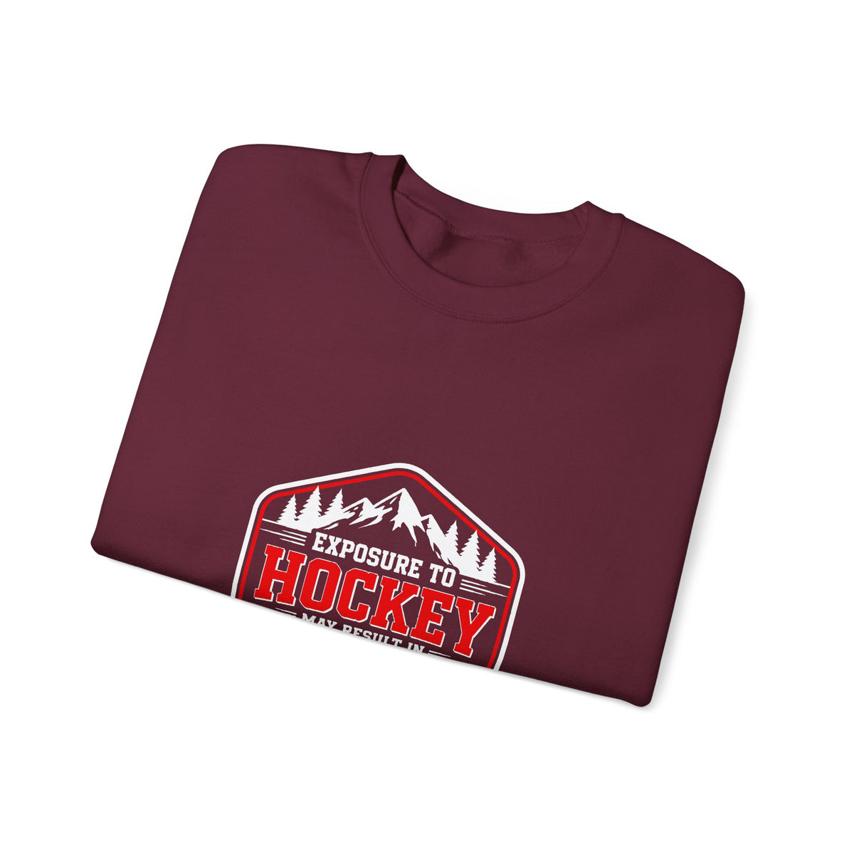 Hockey Happiness Crewneck Sweatshirt for Men