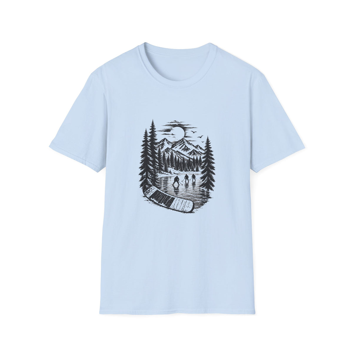 Stick Outdoors Pond Hockey T-Shirt