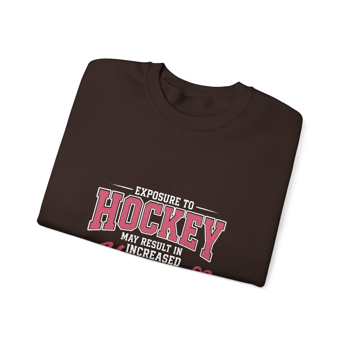 Hockey Happiness Crewneck Sweatshirt for Women