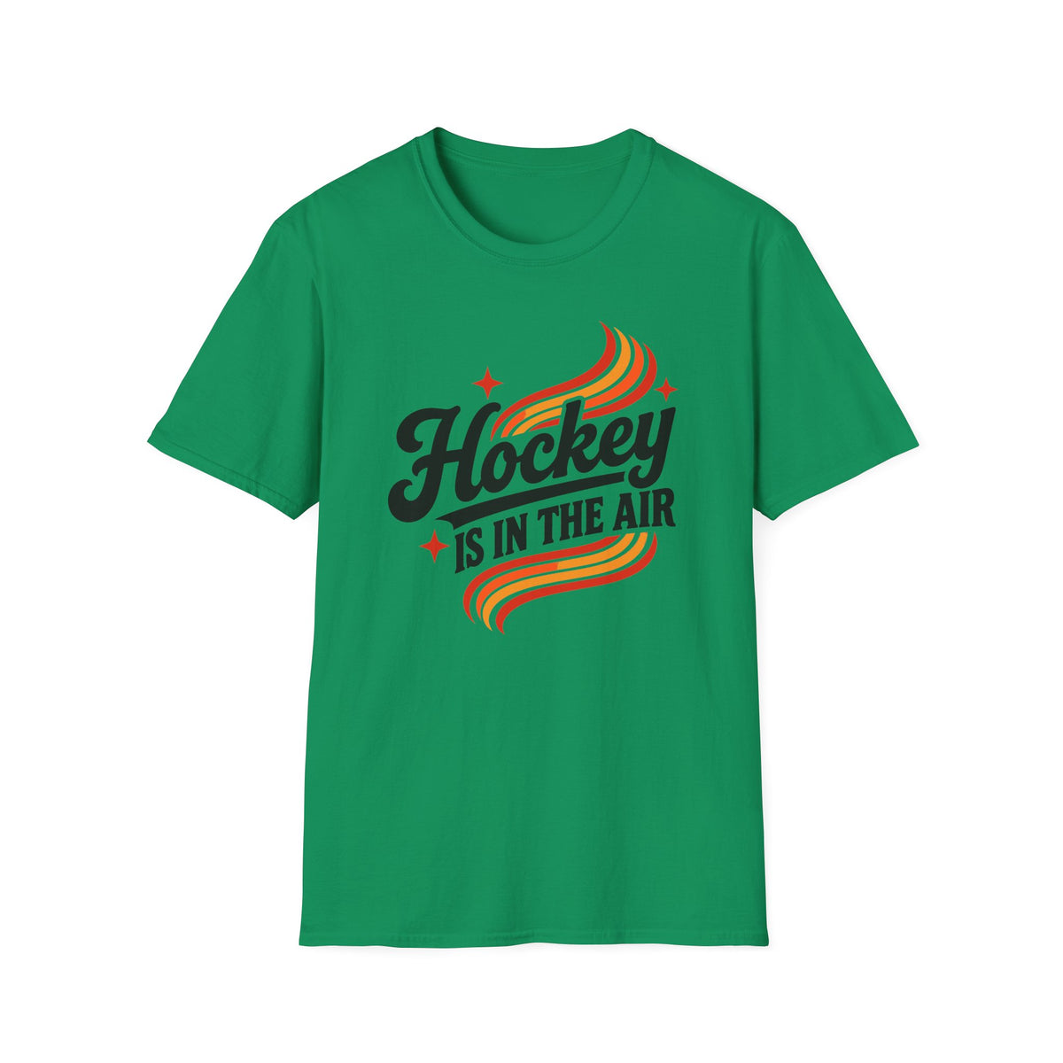 Hockey Is In The Air Retro Hockey T-Shirt