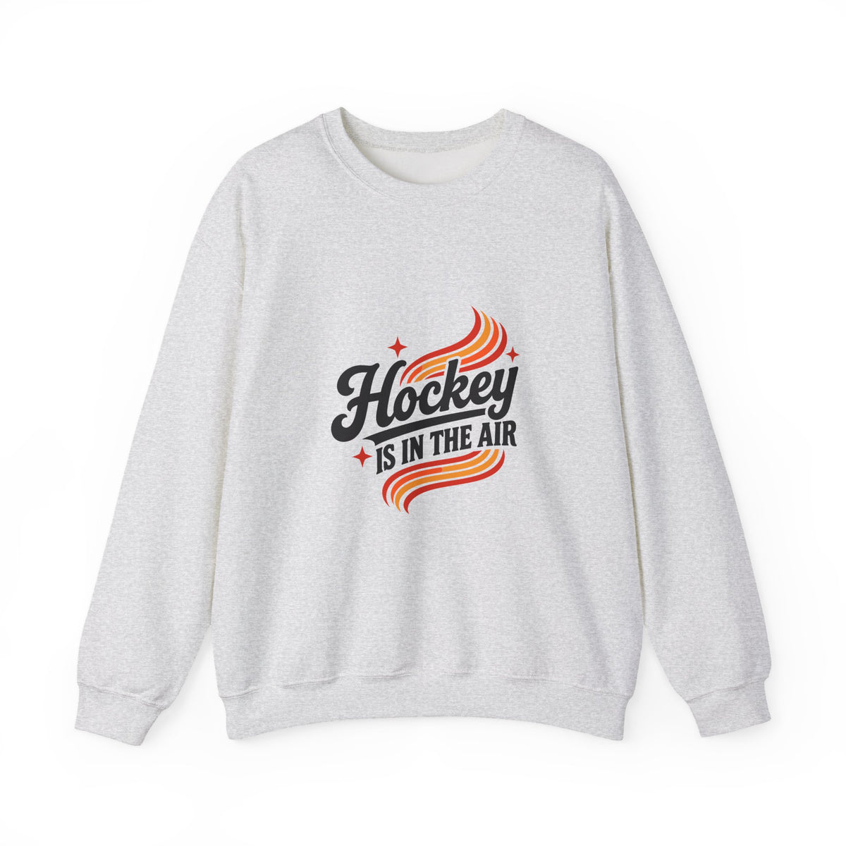 Hockey Is In The Air Retro Hockey Sweatshirt