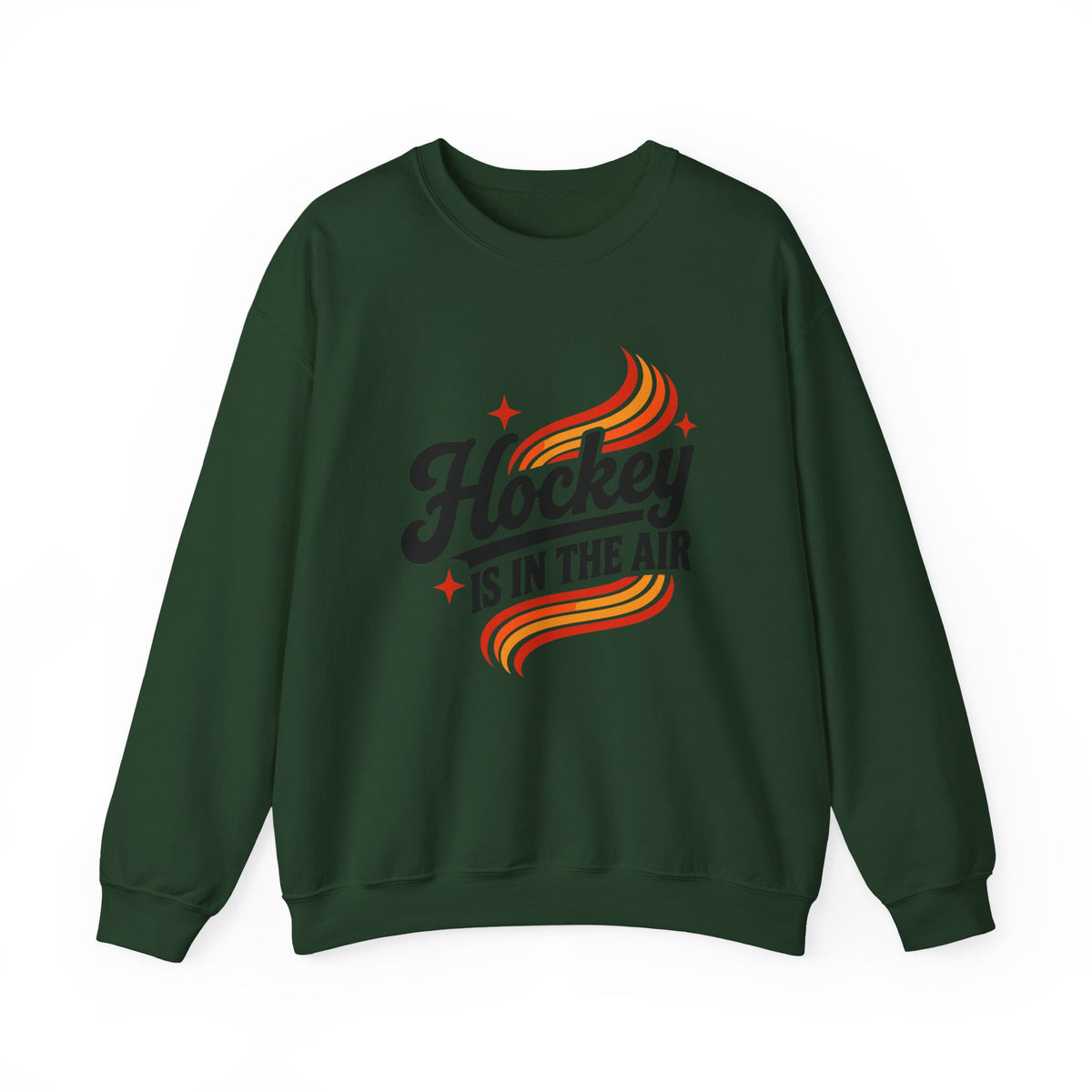 Hockey Is In The Air Retro Hockey Sweatshirt
