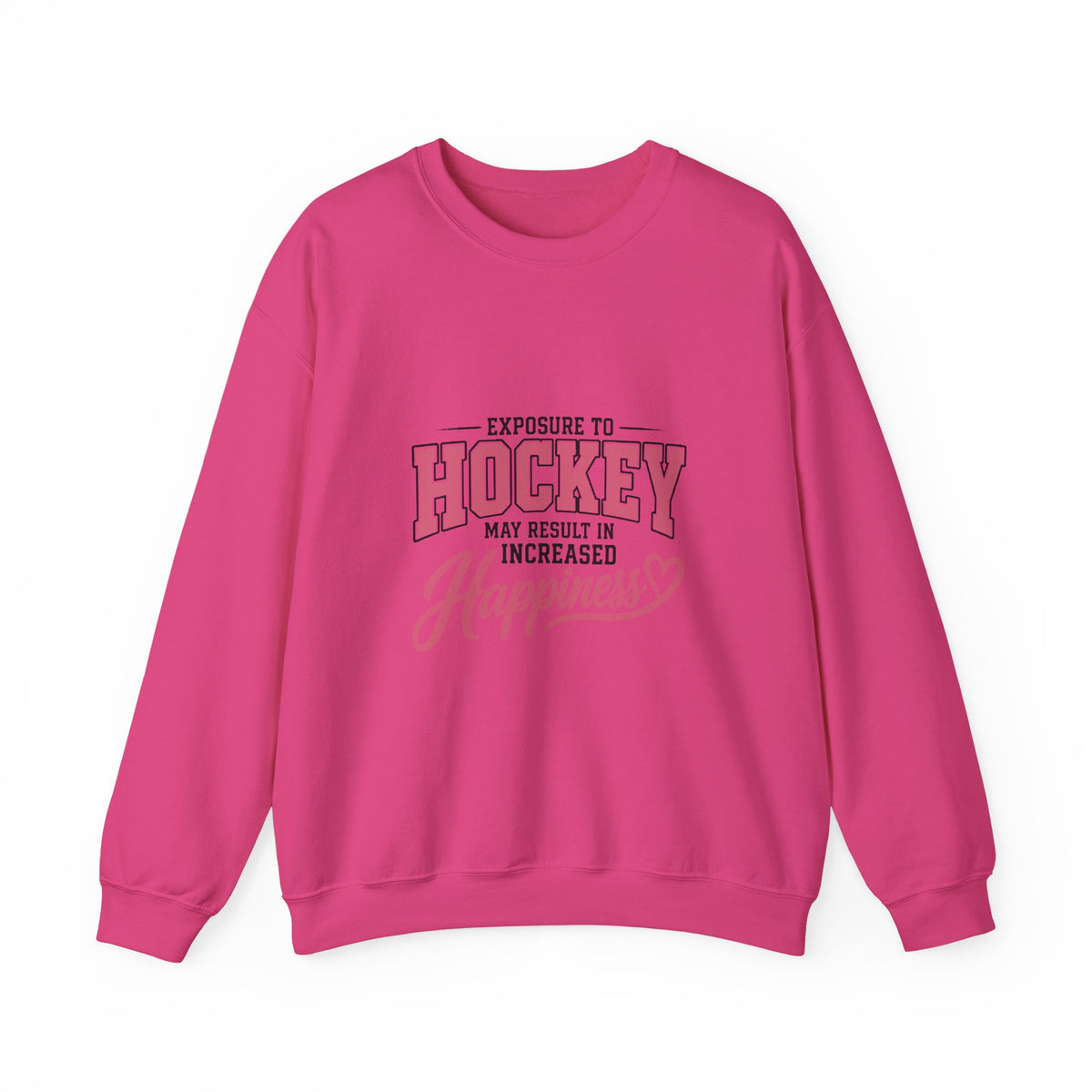 Hockey Happiness Crewneck Sweatshirt for Women