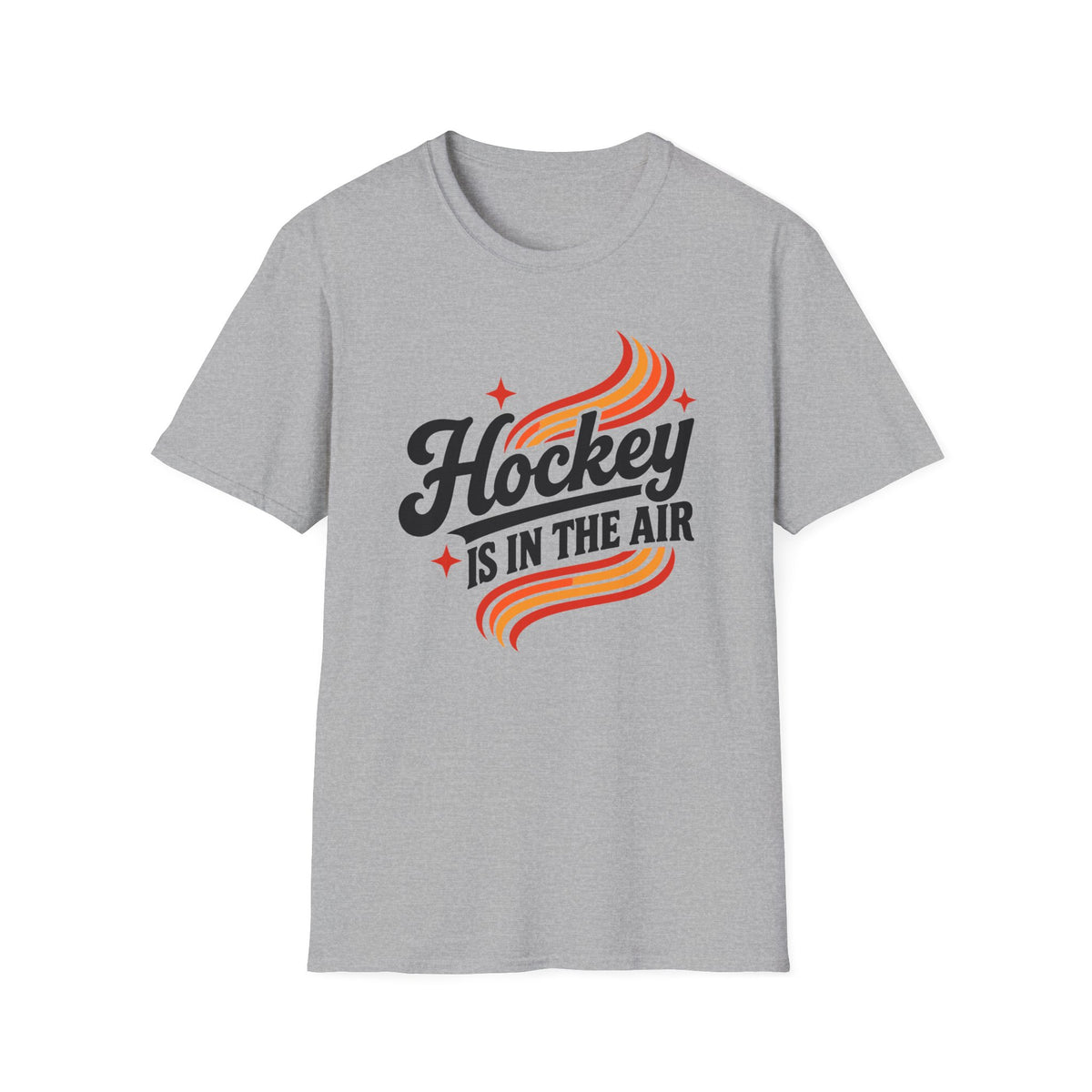 Hockey Is In The Air Retro Hockey T-Shirt