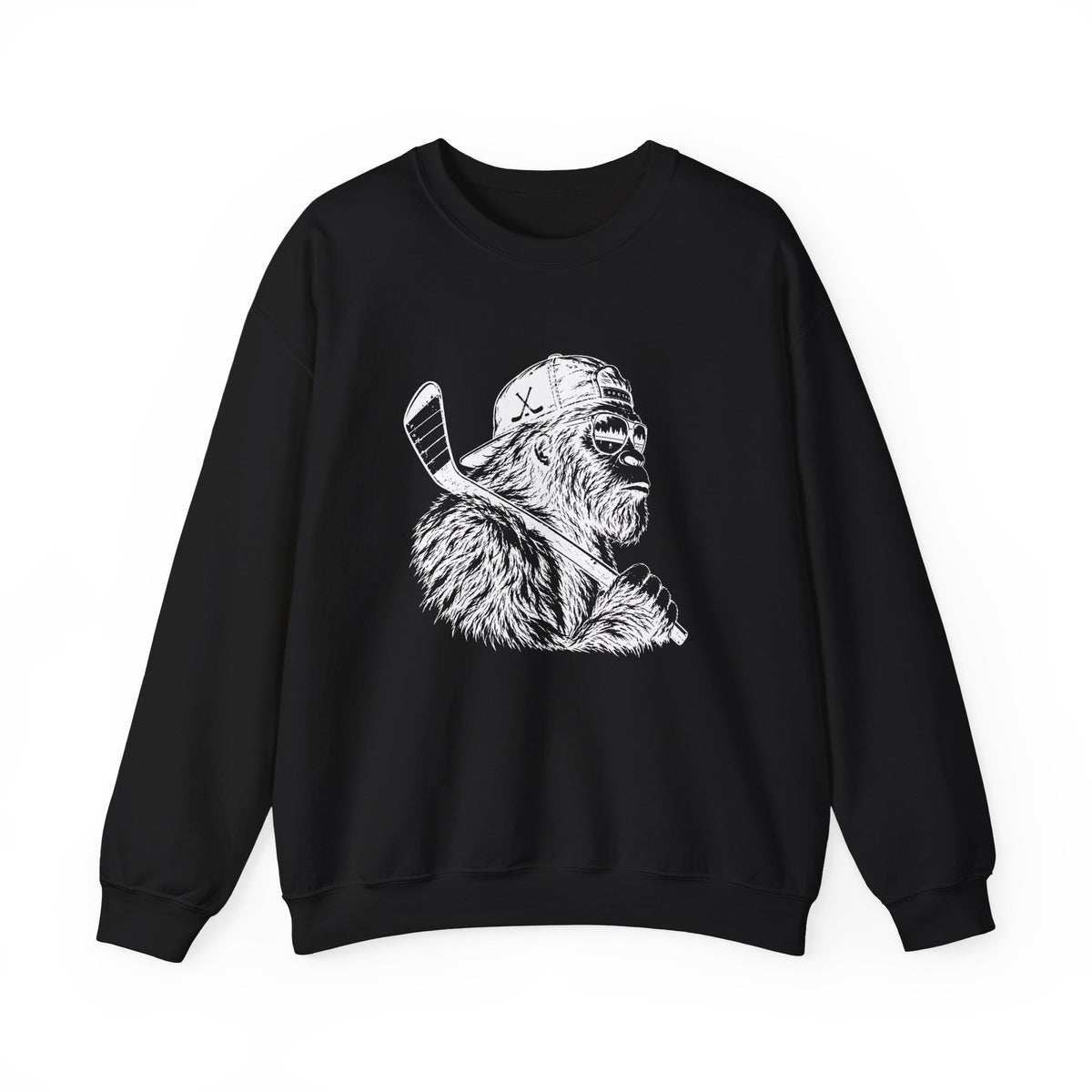 Bigfoot Hockey Sweatshirt | Sasquatch Crewneck