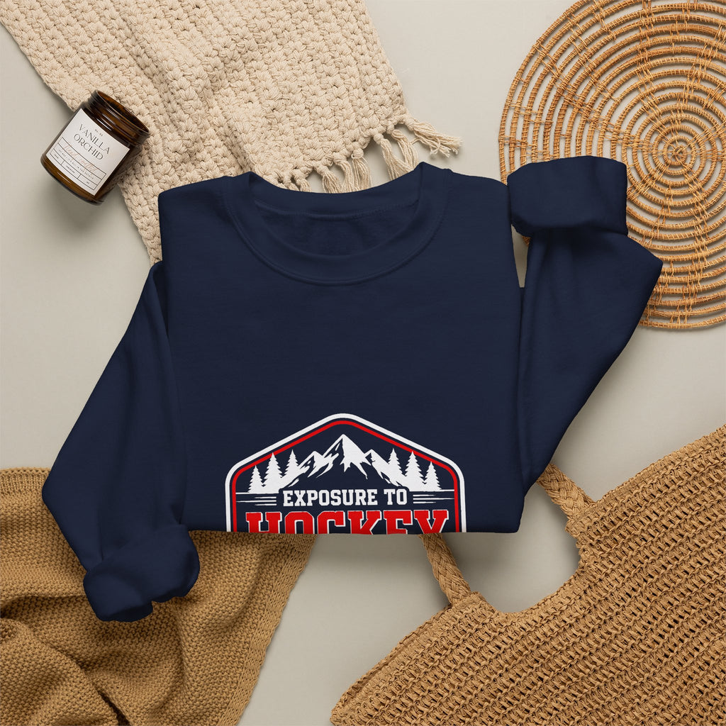 Hockey Happiness Crewneck Sweatshirt for Men