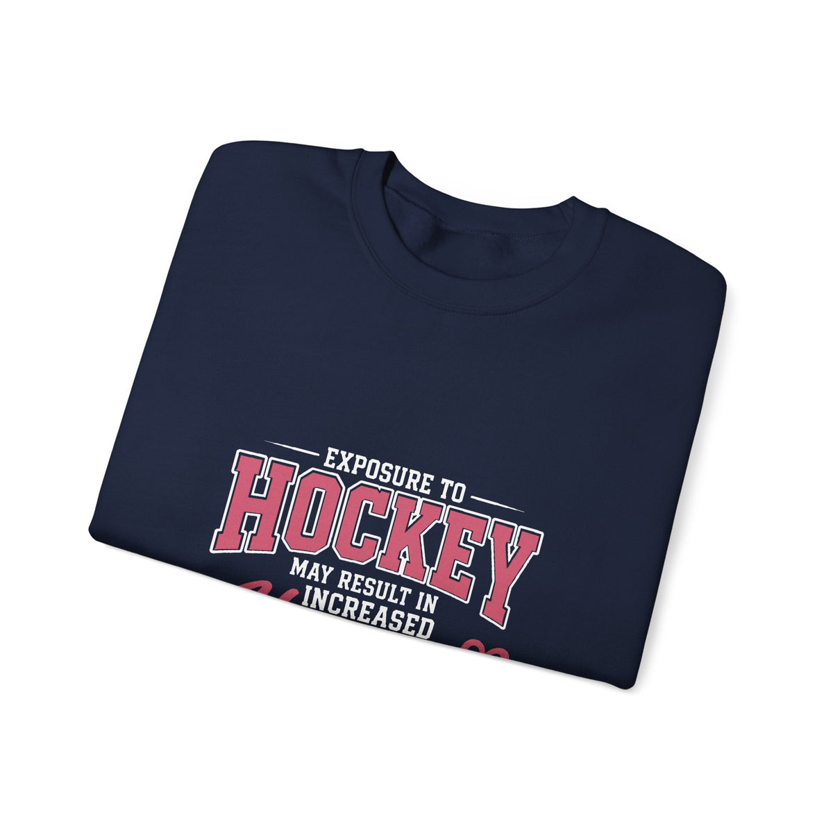 Hockey Happiness Crewneck Sweatshirt for Women