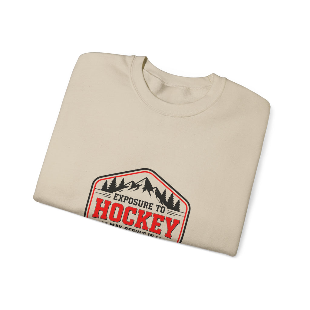 Hockey Happiness Crewneck Sweatshirt for Men
