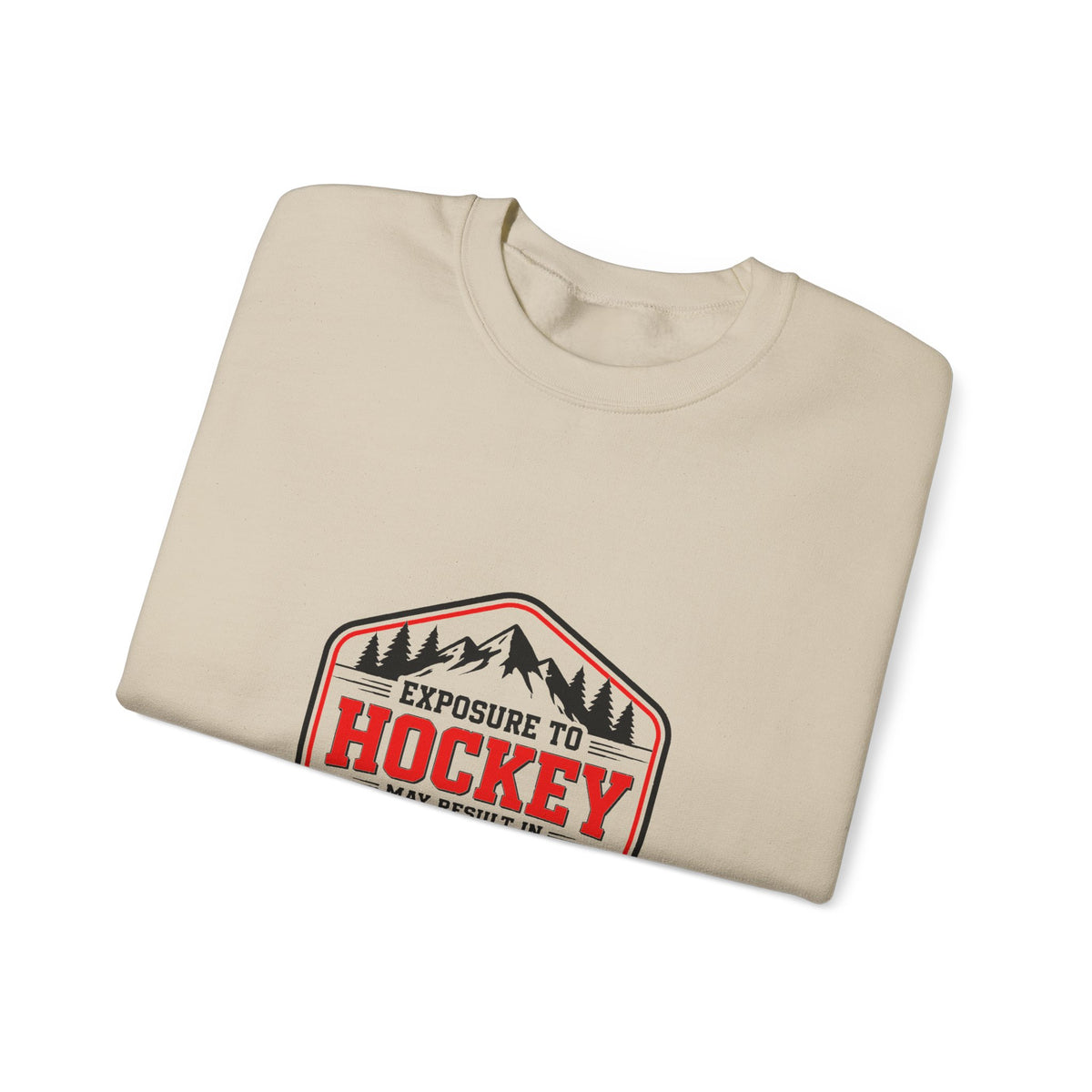 Hockey Happiness Crewneck Sweatshirt for Men