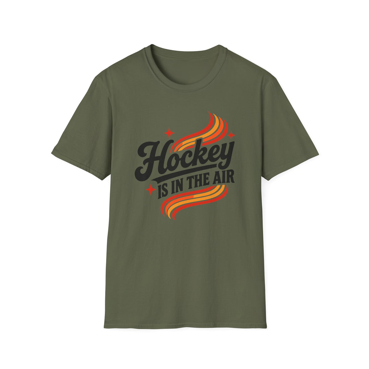 Hockey Is In The Air Retro Hockey T-Shirt
