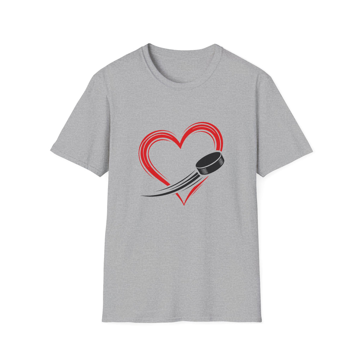 Heart Puck Hockey T-Shirt