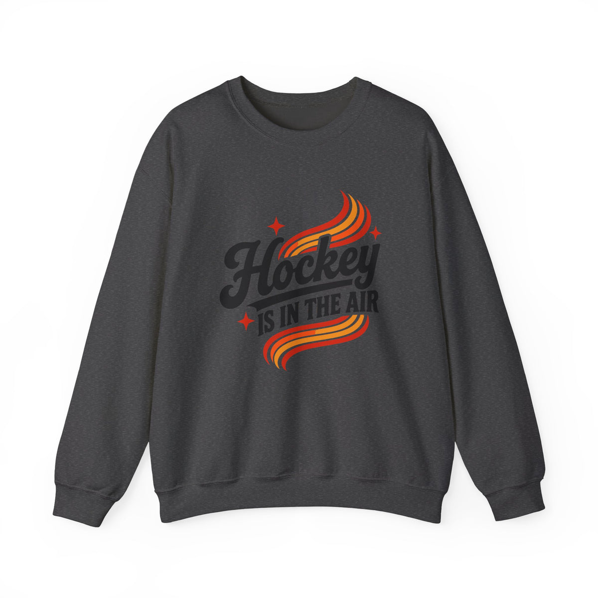 Hockey Is In The Air Retro Hockey Sweatshirt