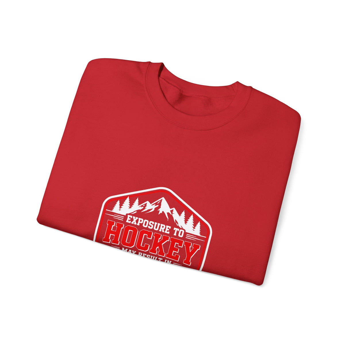 Hockey Happiness Crewneck Sweatshirt for Men