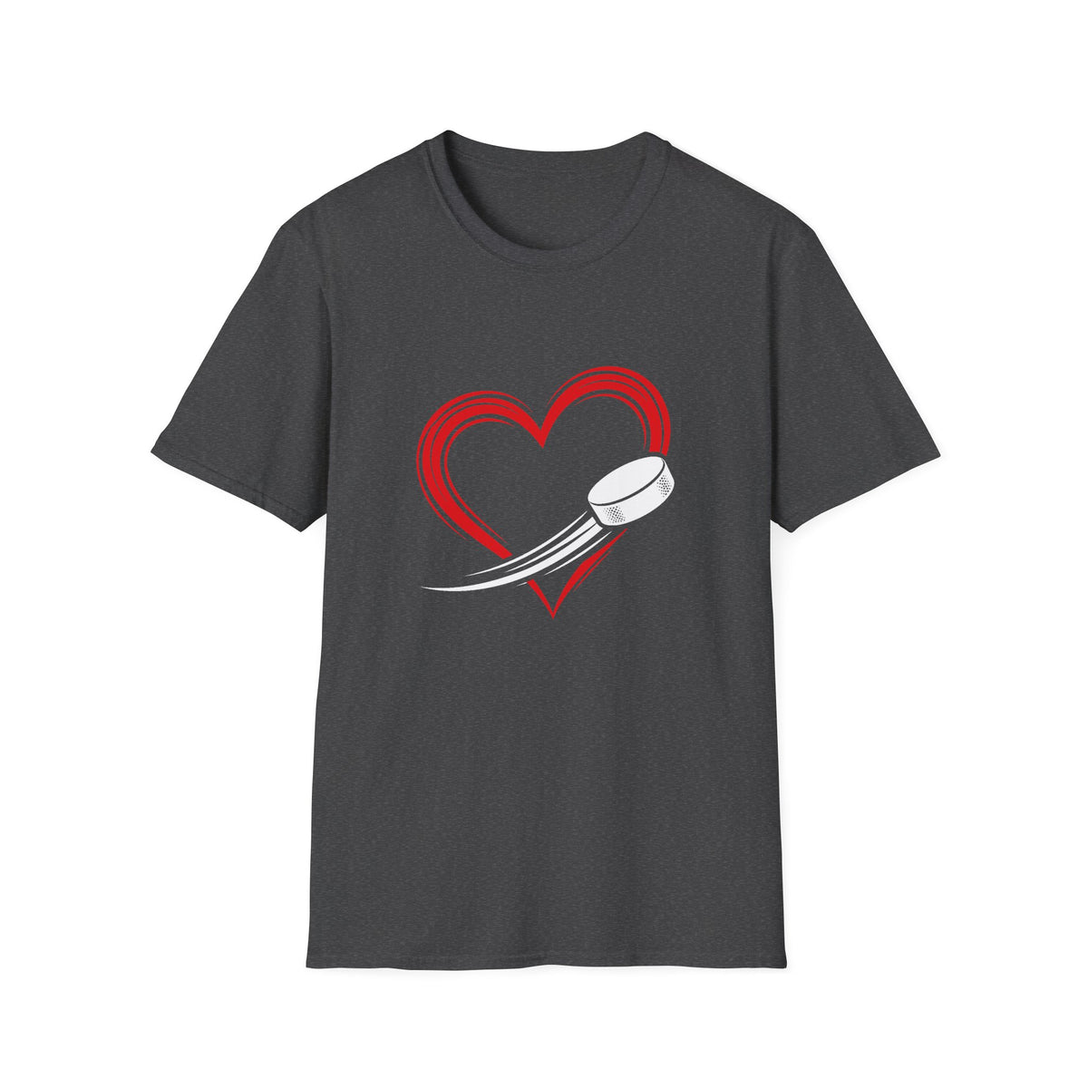 Heart Puck Hockey T-Shirt
