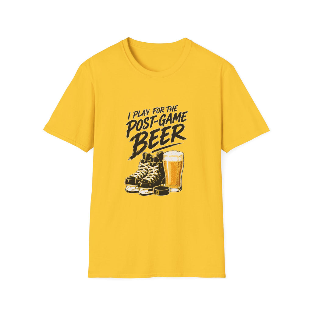 Post-Game Beer Hockey T-Shirt