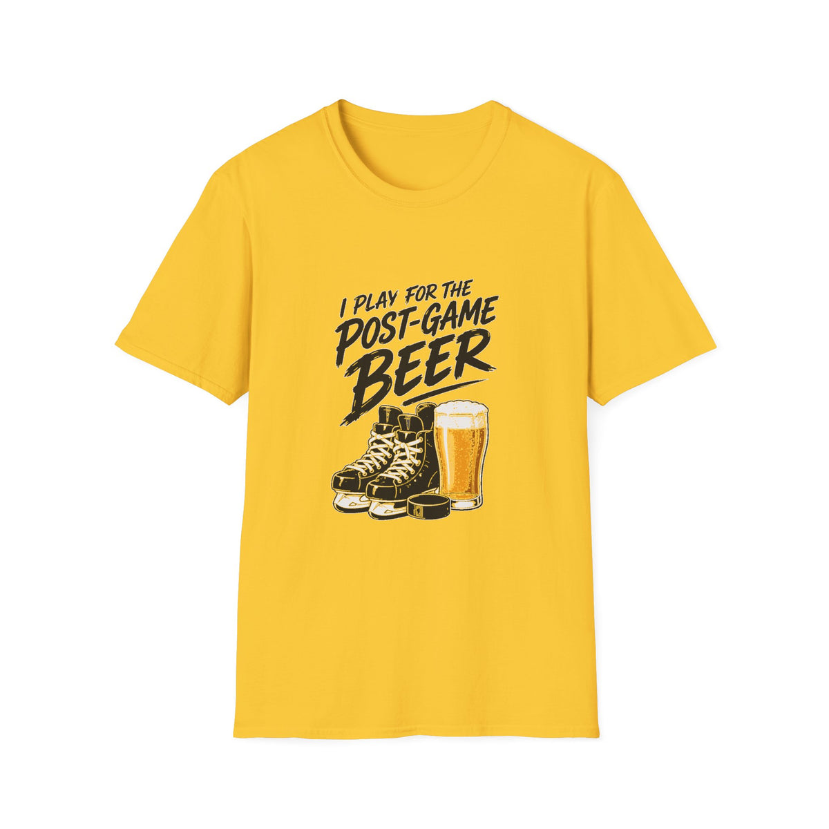 Post-Game Beer Hockey T-Shirt