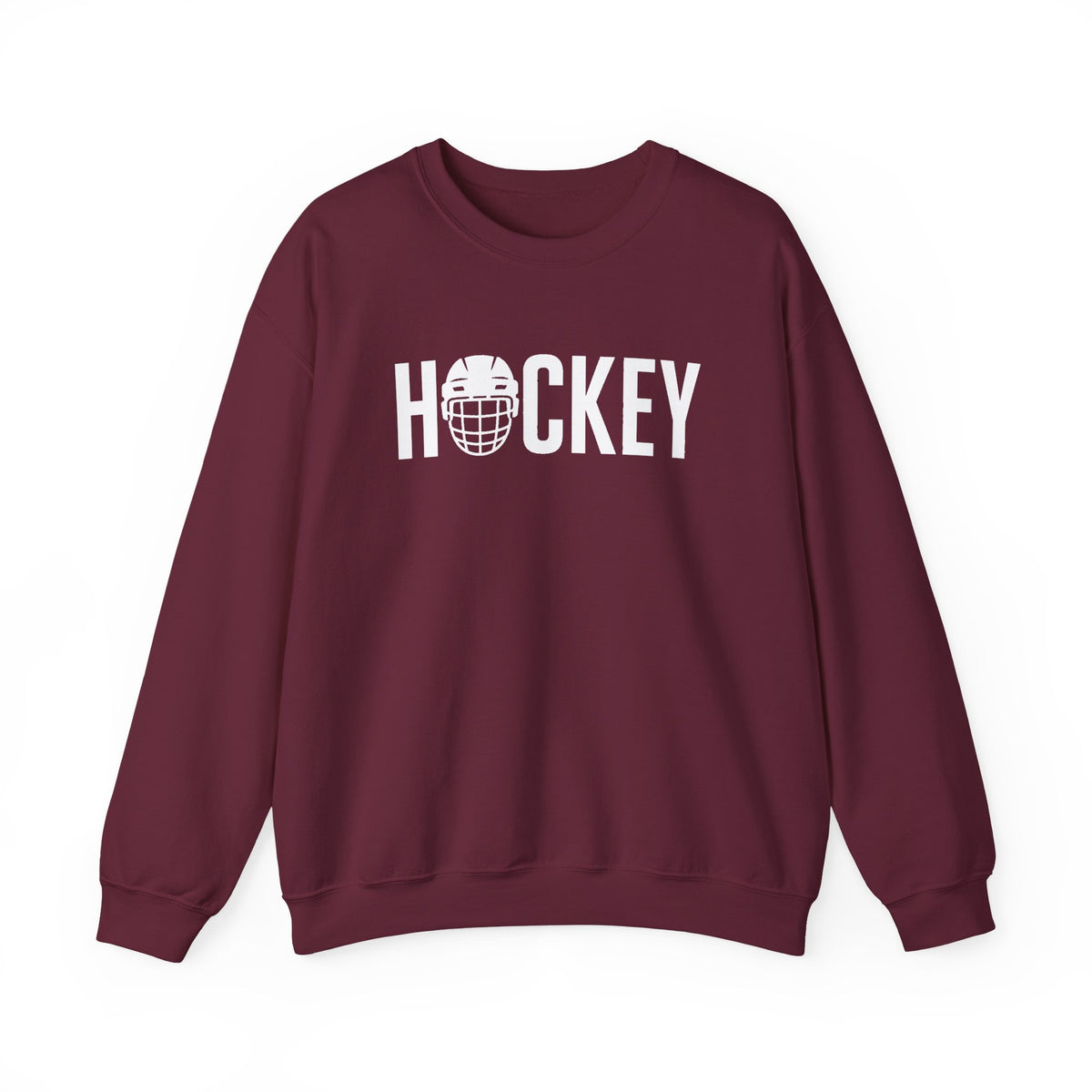 Hockey Helmet Crewneck Sweatshirt