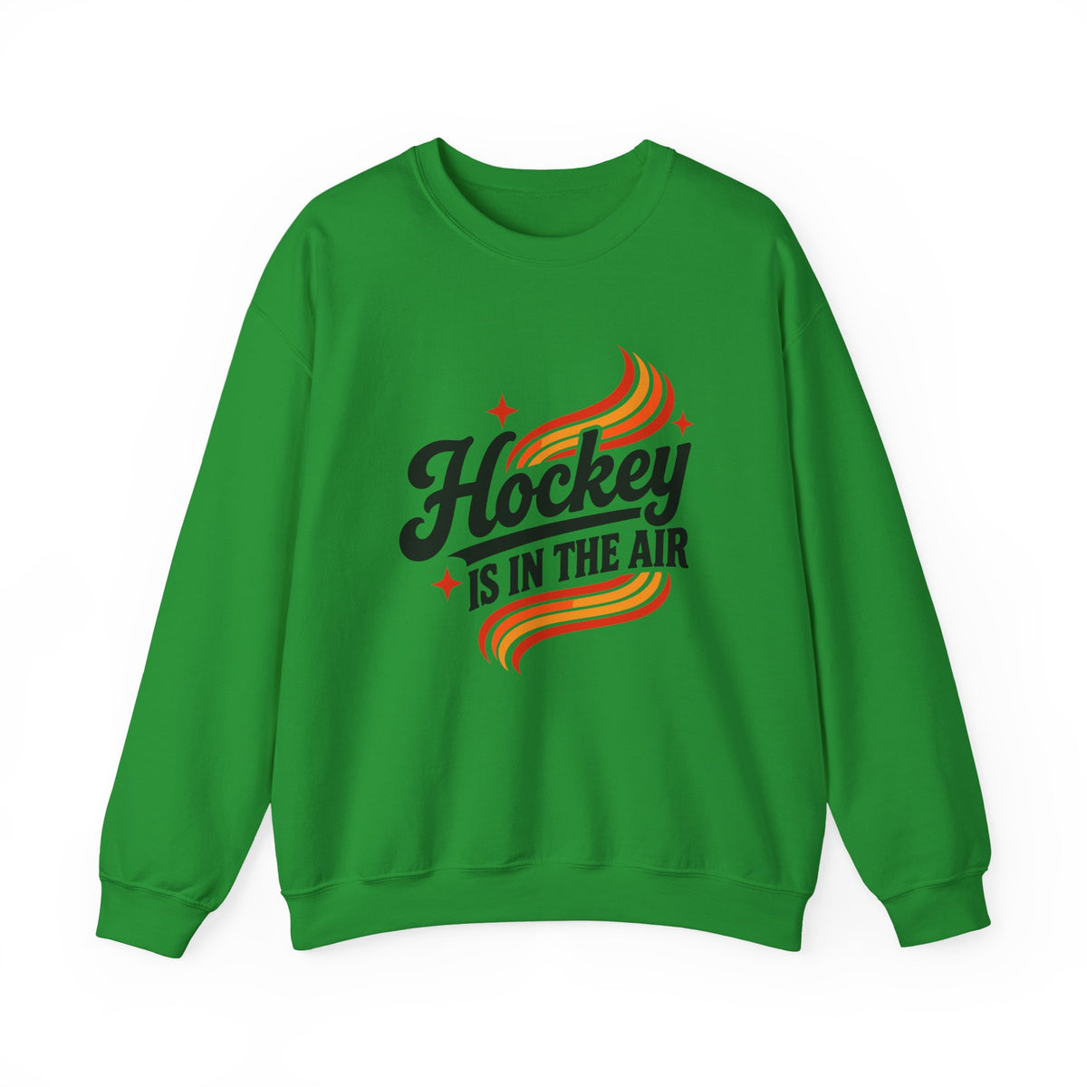 Hockey Is In The Air Retro Hockey Sweatshirt