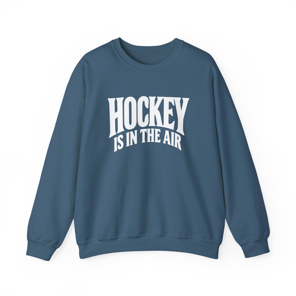 Hockey Is in the Air Unisex Crewneck Sweatshirt