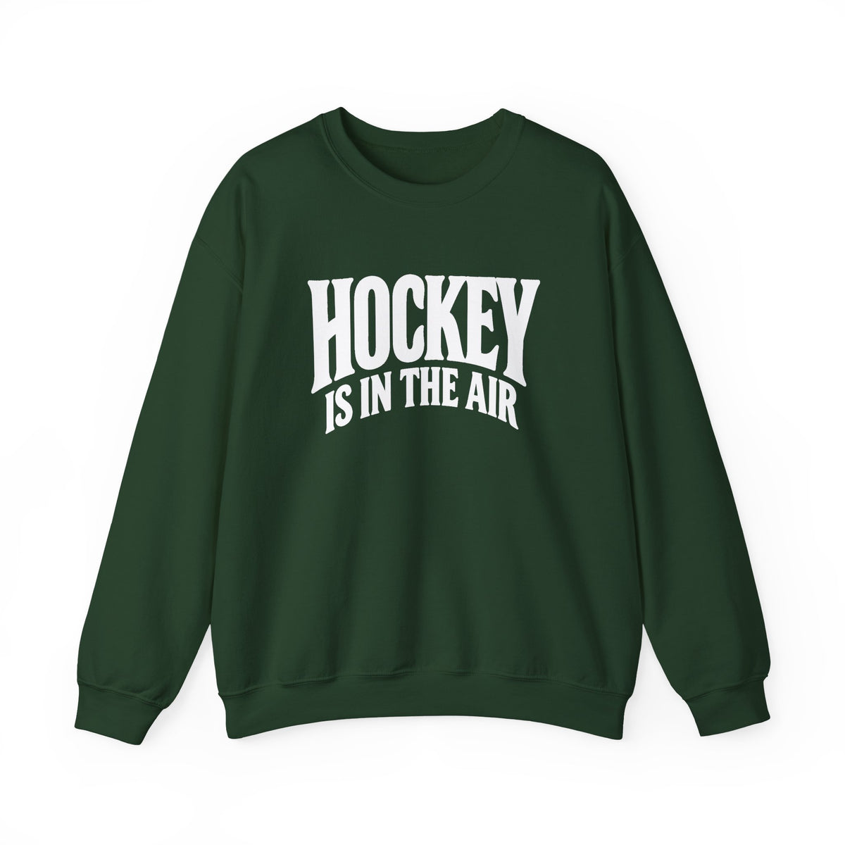 Hockey Is in the Air Unisex Crewneck Sweatshirt
