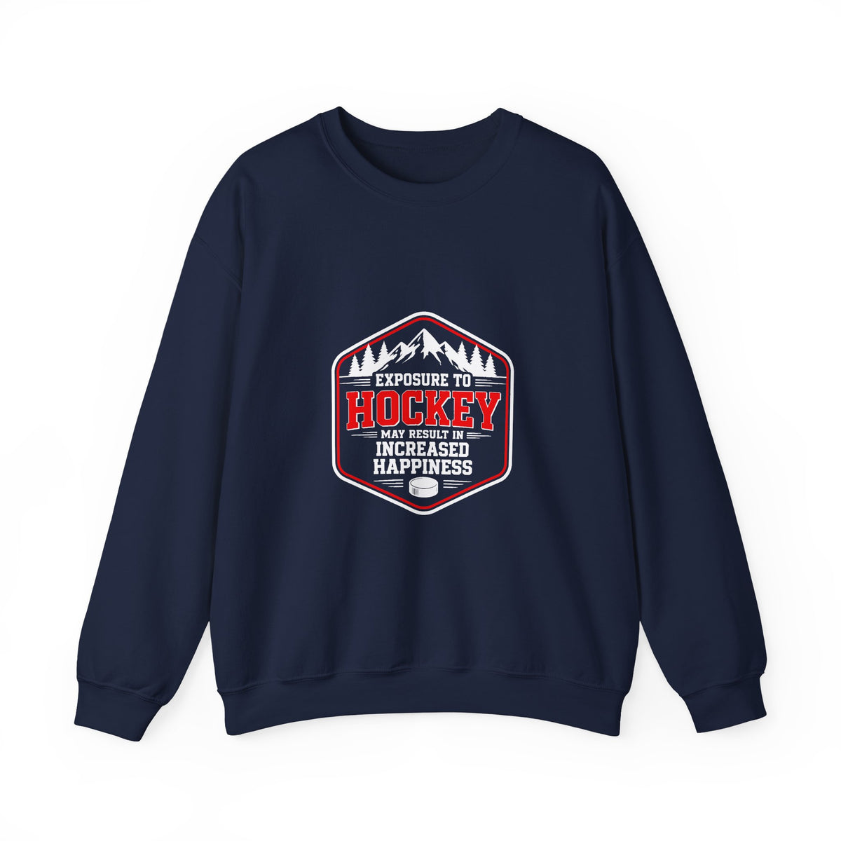 Hockey Happiness Crewneck Sweatshirt for Men