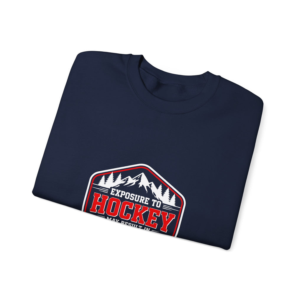 Hockey Happiness Crewneck Sweatshirt for Men