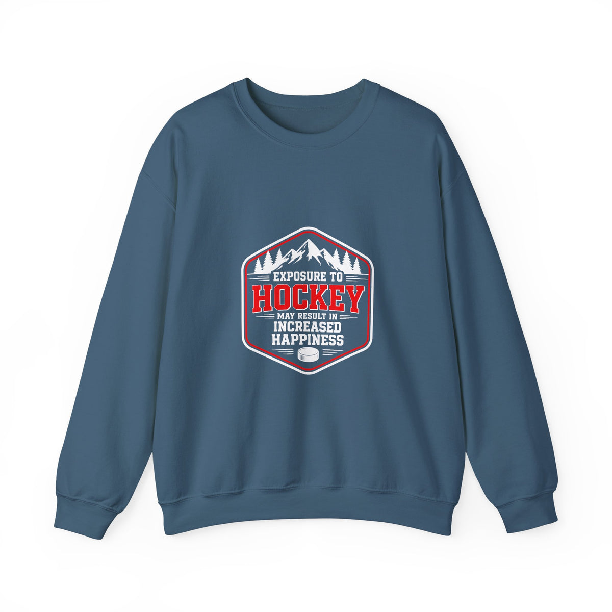Hockey Happiness Crewneck Sweatshirt for Men