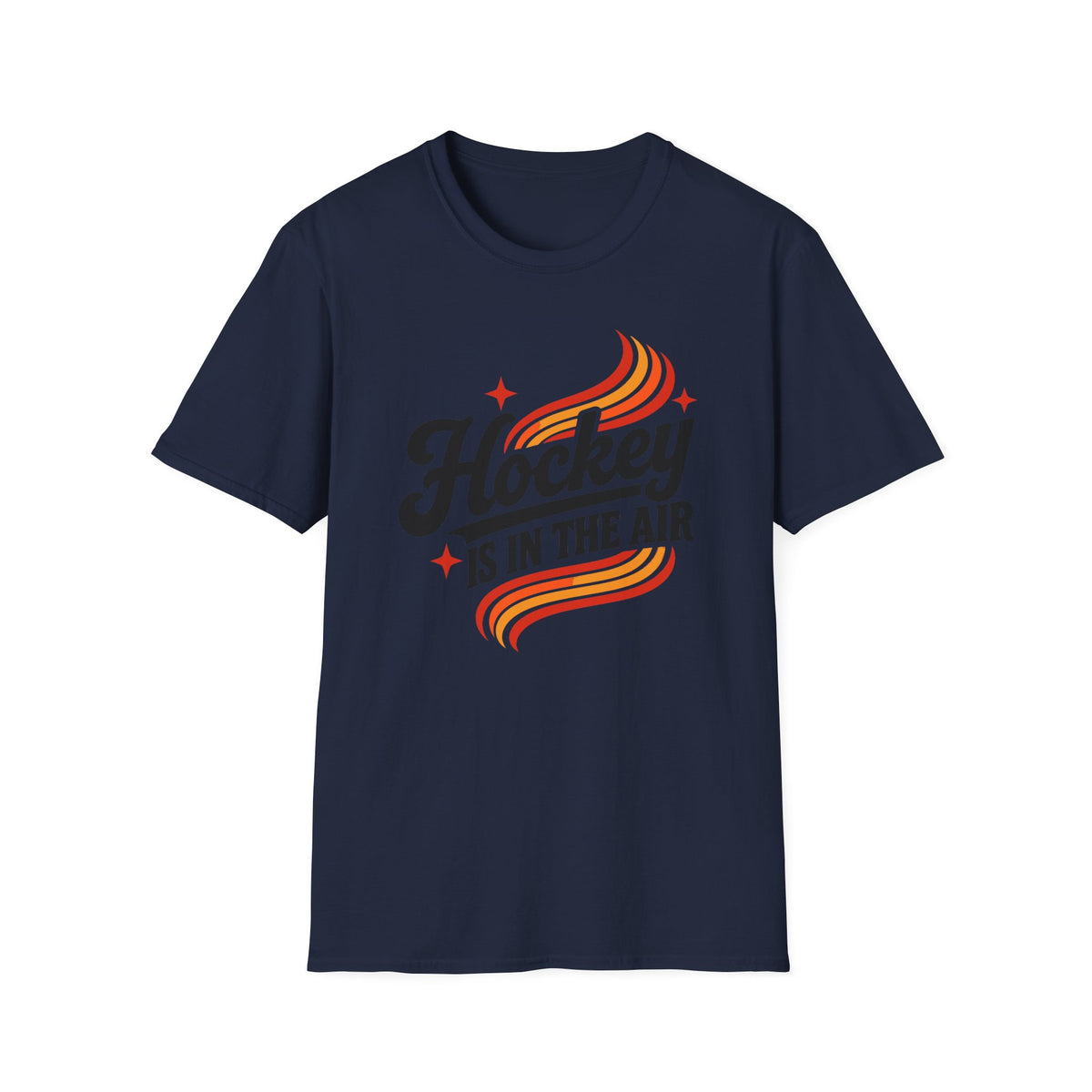 Hockey Is In The Air Retro Hockey T-Shirt