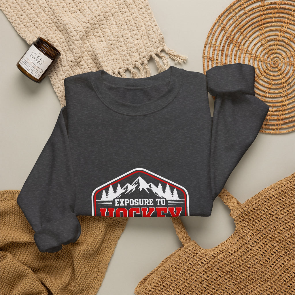 Hockey Happiness Crewneck Sweatshirt for Men