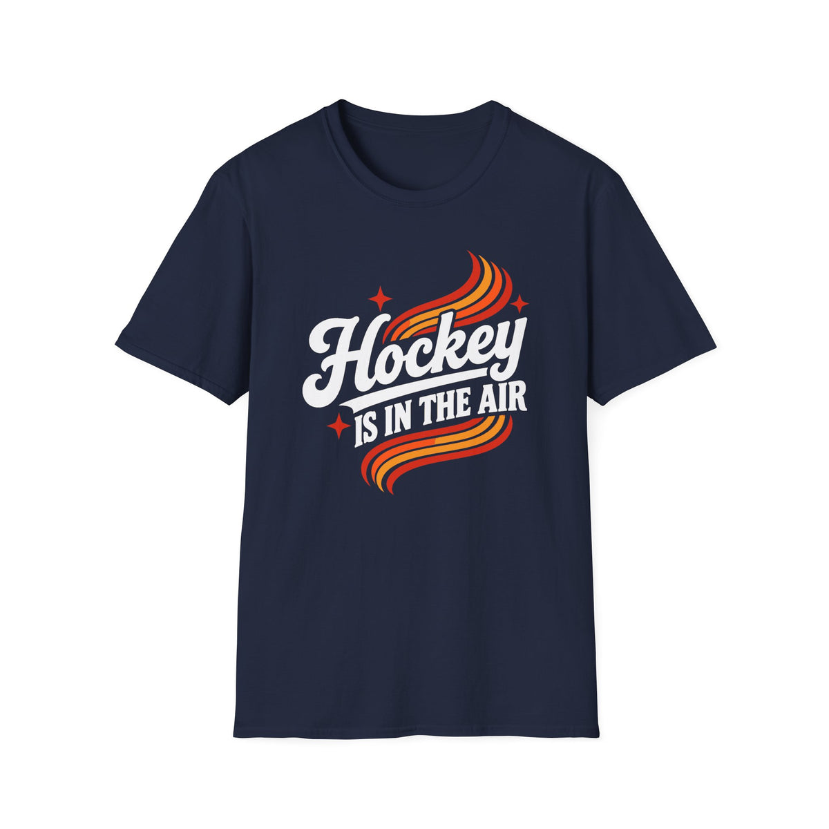 Hockey Is In The Air Retro Hockey T-Shirt