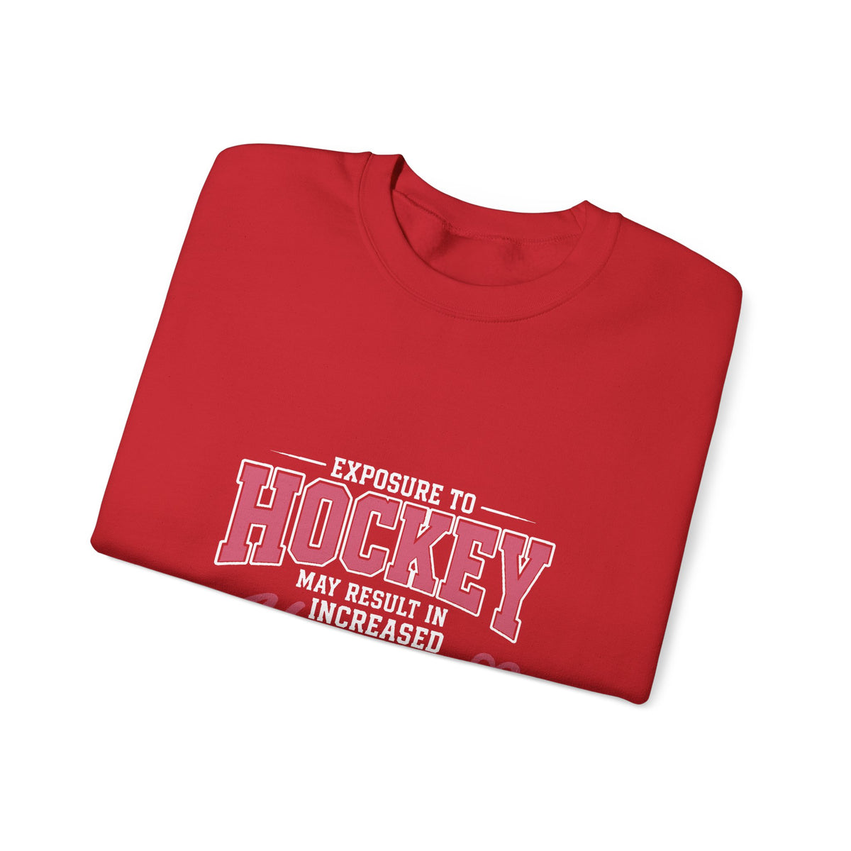 Hockey Happiness Crewneck Sweatshirt for Women