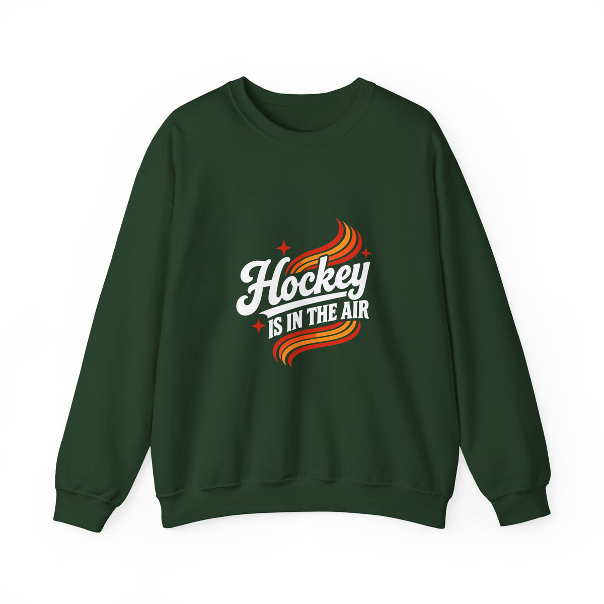 Hockey Is In The Air Retro Hockey Sweatshirt