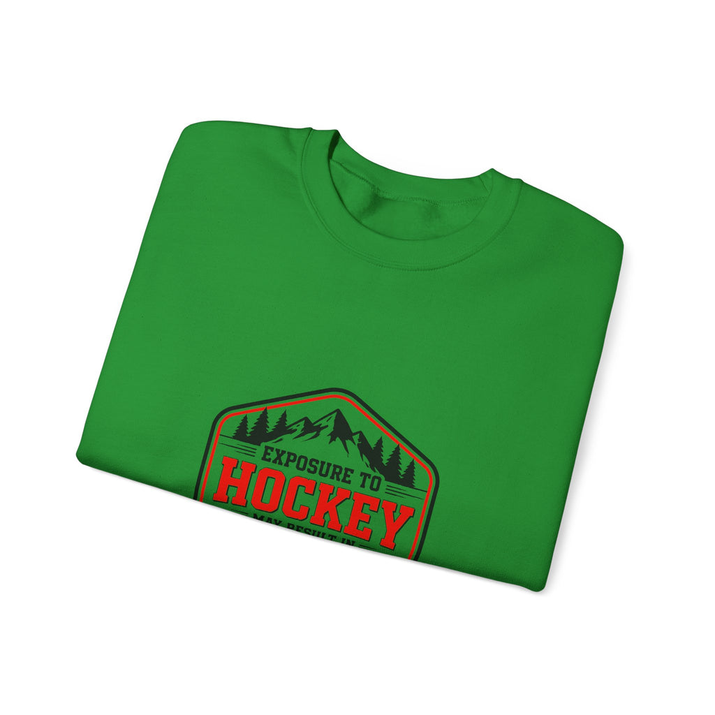 Hockey Happiness Crewneck Sweatshirt for Men