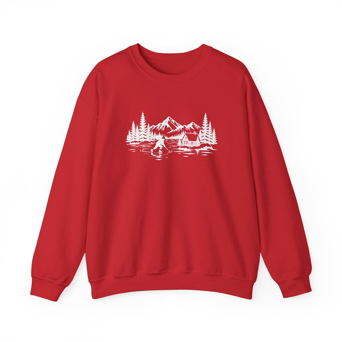 Pond Hockey Red Hat Sweatshirt