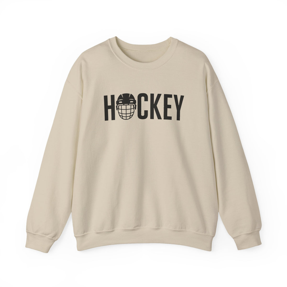Hockey Helmet Crewneck Sweatshirt