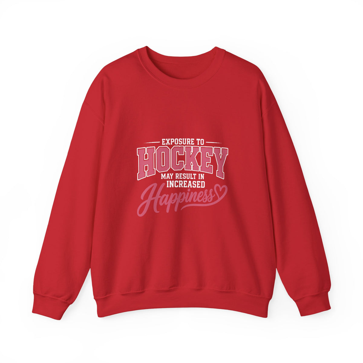 Hockey Happiness Crewneck Sweatshirt for Women